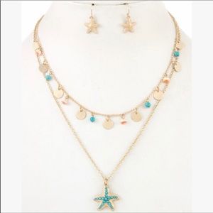 Just arrived! Beautiful Coin & starfish necklace